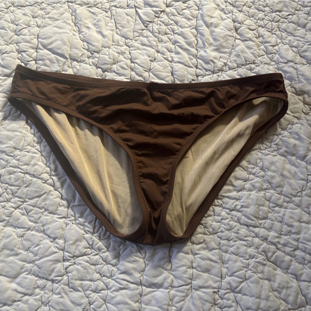 J. CREW | Chocolate Brown Bikini Bottoms (M)